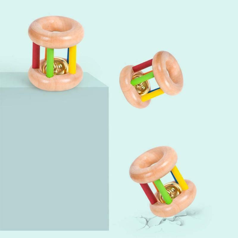 Baby Finger Training Bright Colorful Design Rotating Rattle Cartoon Water Toys