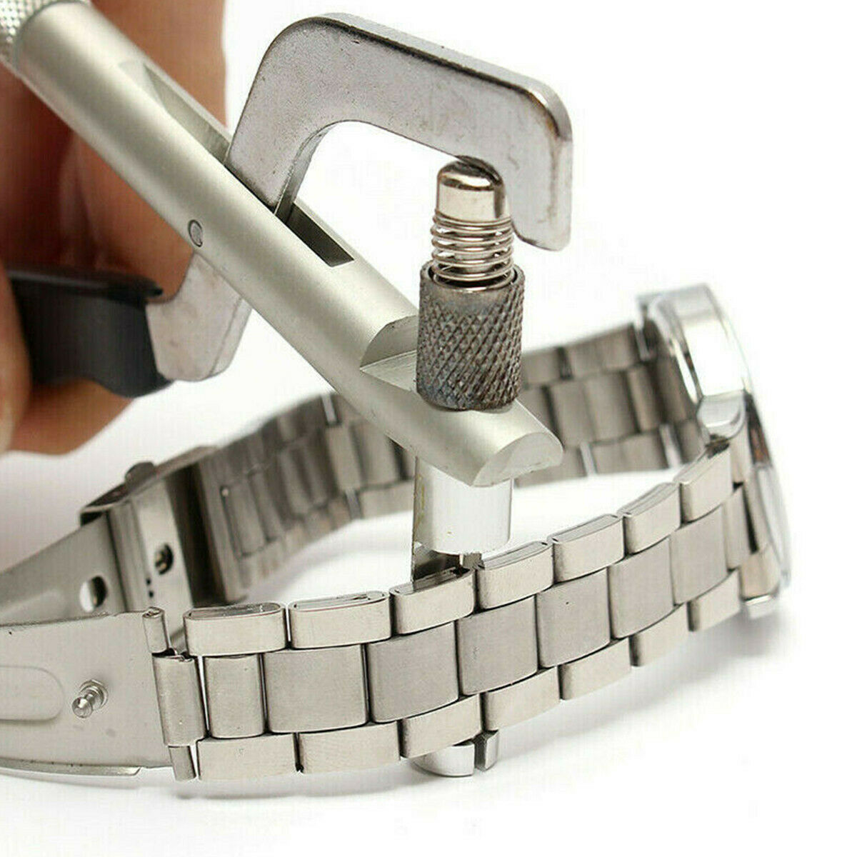 Watch Band Remover Resizing Strap Link Pin Repair Strap Bracelet Tool Kit +3Pins