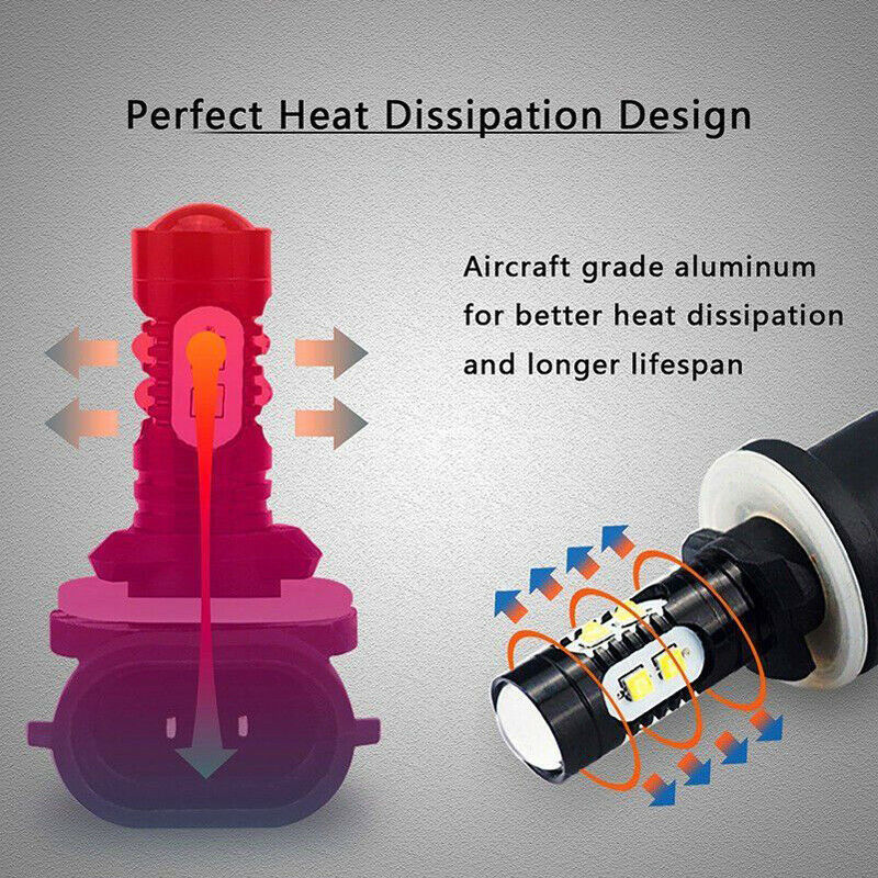 3PCS 150W 3600LM Headlight LED Bulbs For Polaris Sportsman850 800 700 500 6000K