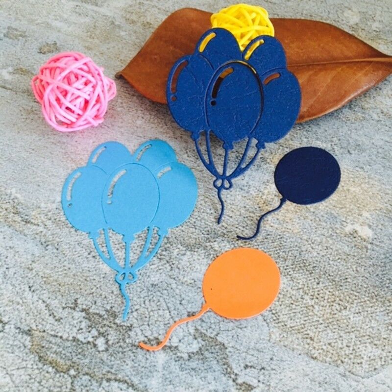 1Set Balloon Cutting Dies Stencil Paper Craft Card Making Scrapbooking Album DIY