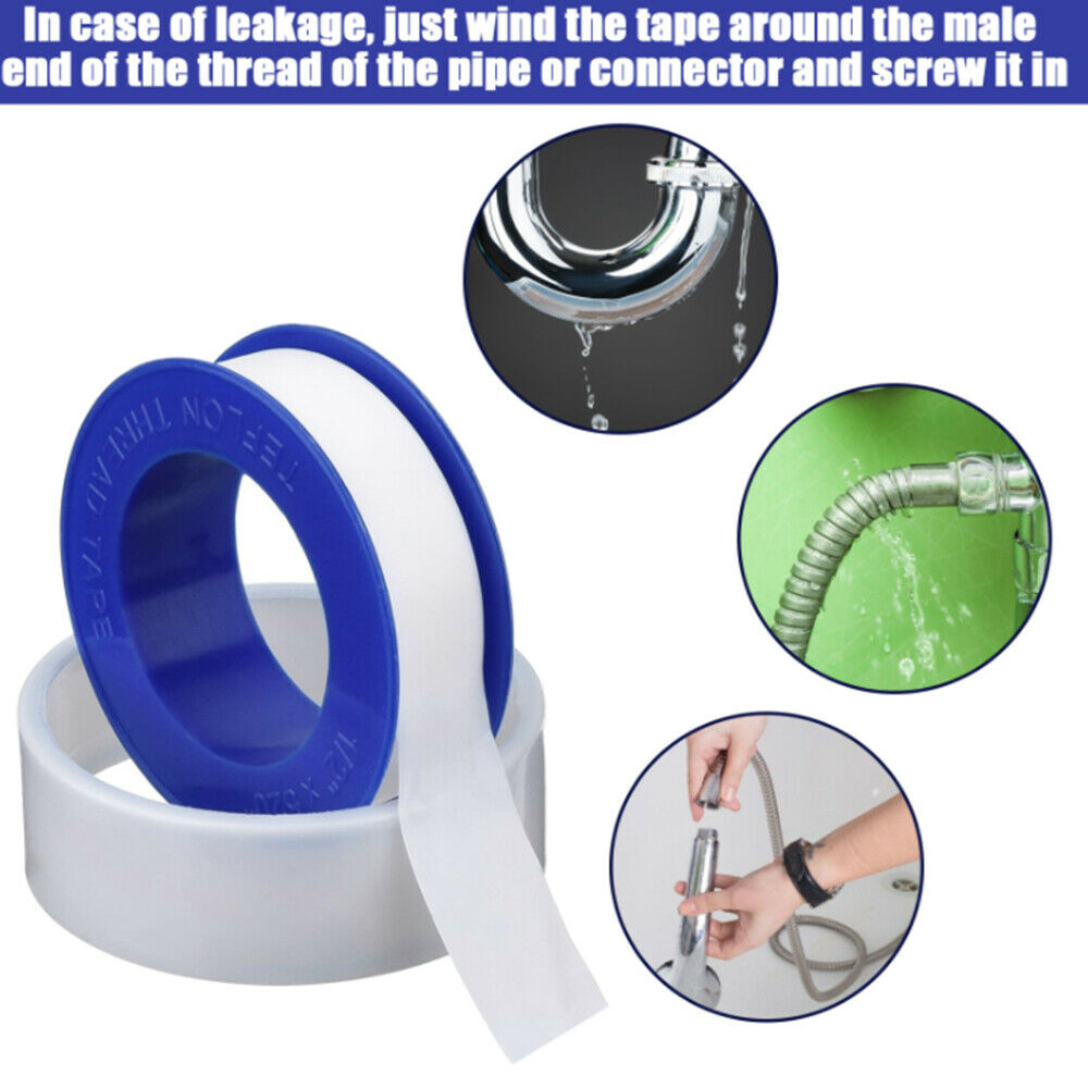 10x Joint Plumbing Fitting Seal Tape PTFE for Water Pipe Plumbing Sealing Tapes