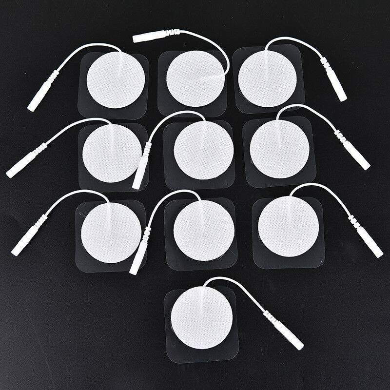 10x tens round electrode pads electrode patch for machine 4cDEAU