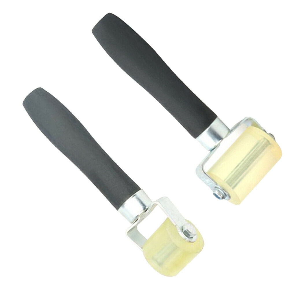 2 x Car Audio Sound Deadening Application Rolling Wheel Seam Roller Tools