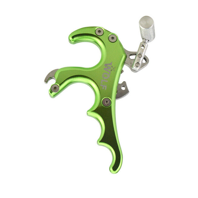 Compound Bow Release Aids 4 Fingers Caliper Thumb Trigger Grip Archery Target