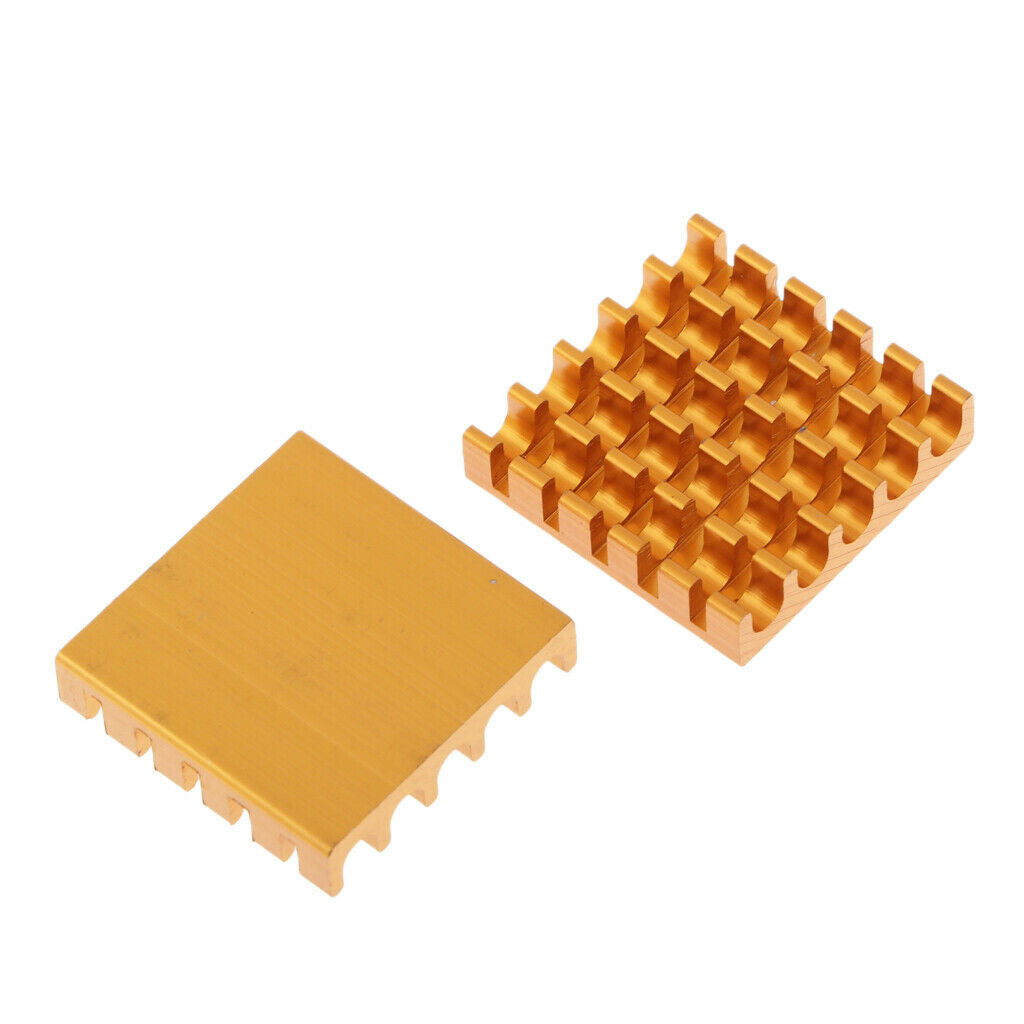 10x Cooling Module, 22x22x5mm Aluminum  Sink  Sink Fin for