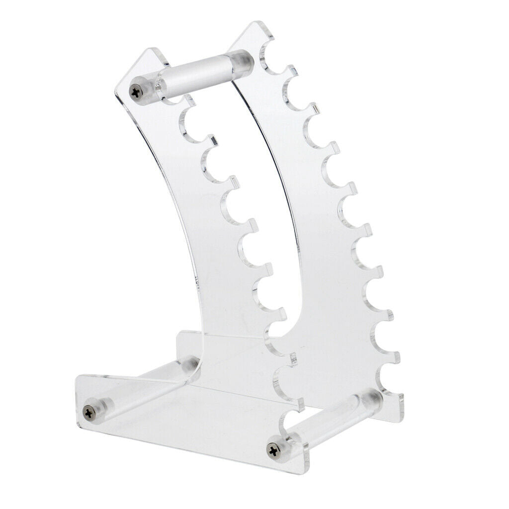 Nail Art Brushes Display Holder Makeup Tools Stand Acrylic Organizer
