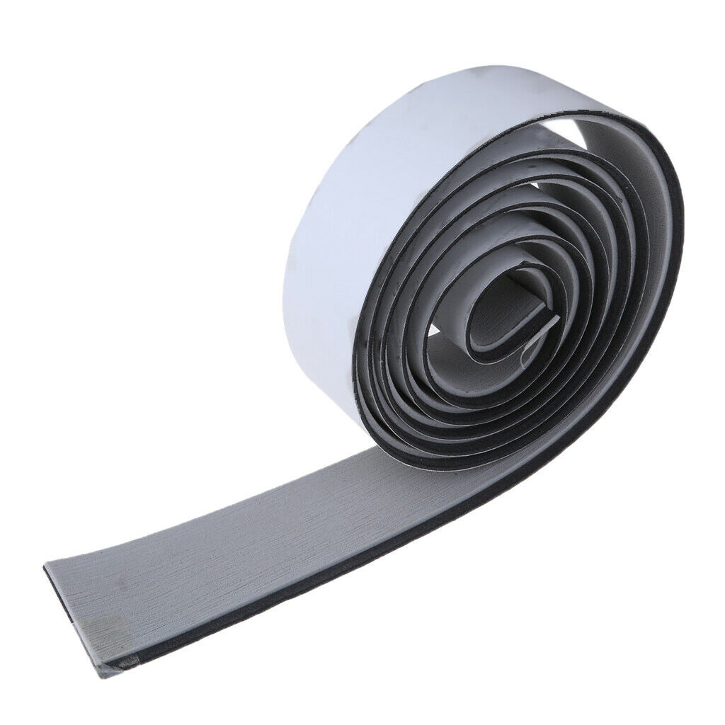 94''X2.2'' Self Adhesive Boat Flooring EVA Foam Teak Synthetic Sheet Stripe