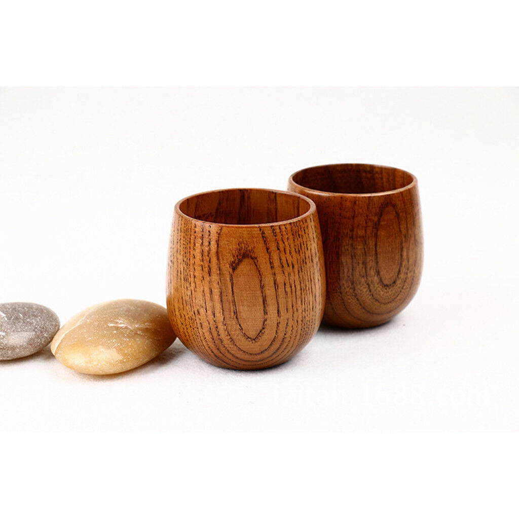 Japanese Style Wooden Milk Beer Mug Souvenir Tea Beer Cup Mug Drink Tankard