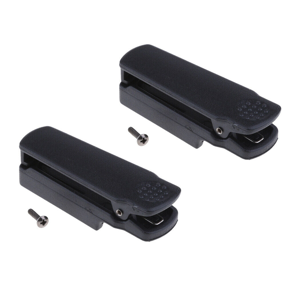 2x Belt Clip For  Bf-a58 Bf-9700 Radio Walkie-talkie Portable Two Way