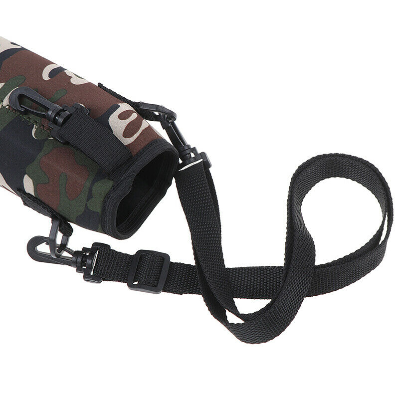 1000ML Water Bottle Carrier Insulated Cover Bag Neoprene Holder Strap OutdooBVDF