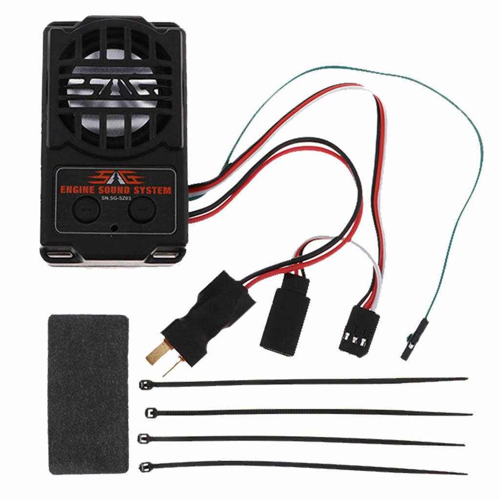 Sg-sz03 Motor Sound Simulator With Speaker Accessories For 1:10 RC