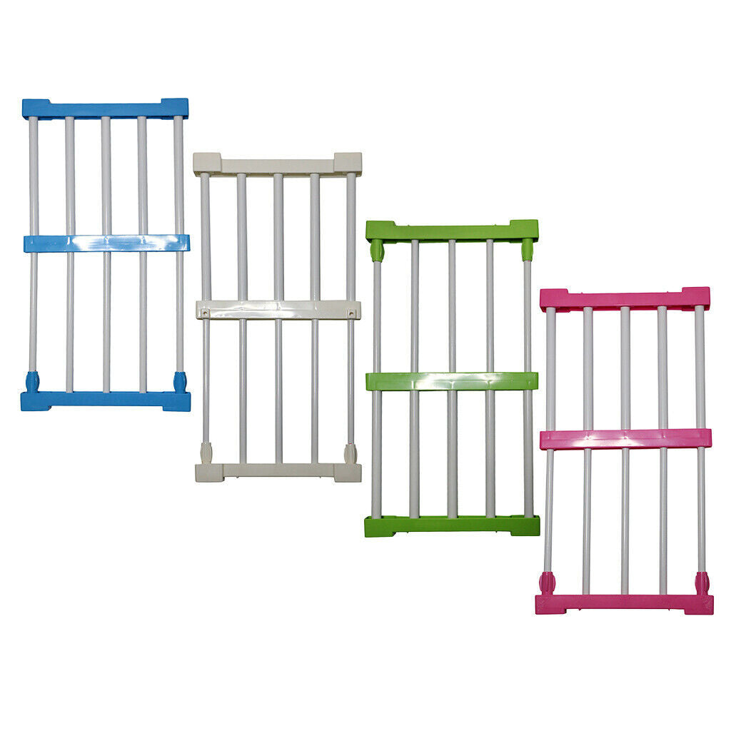 Wardrobe Closet Storage Rack Layered Partition Board Shelf  White 30-40cm