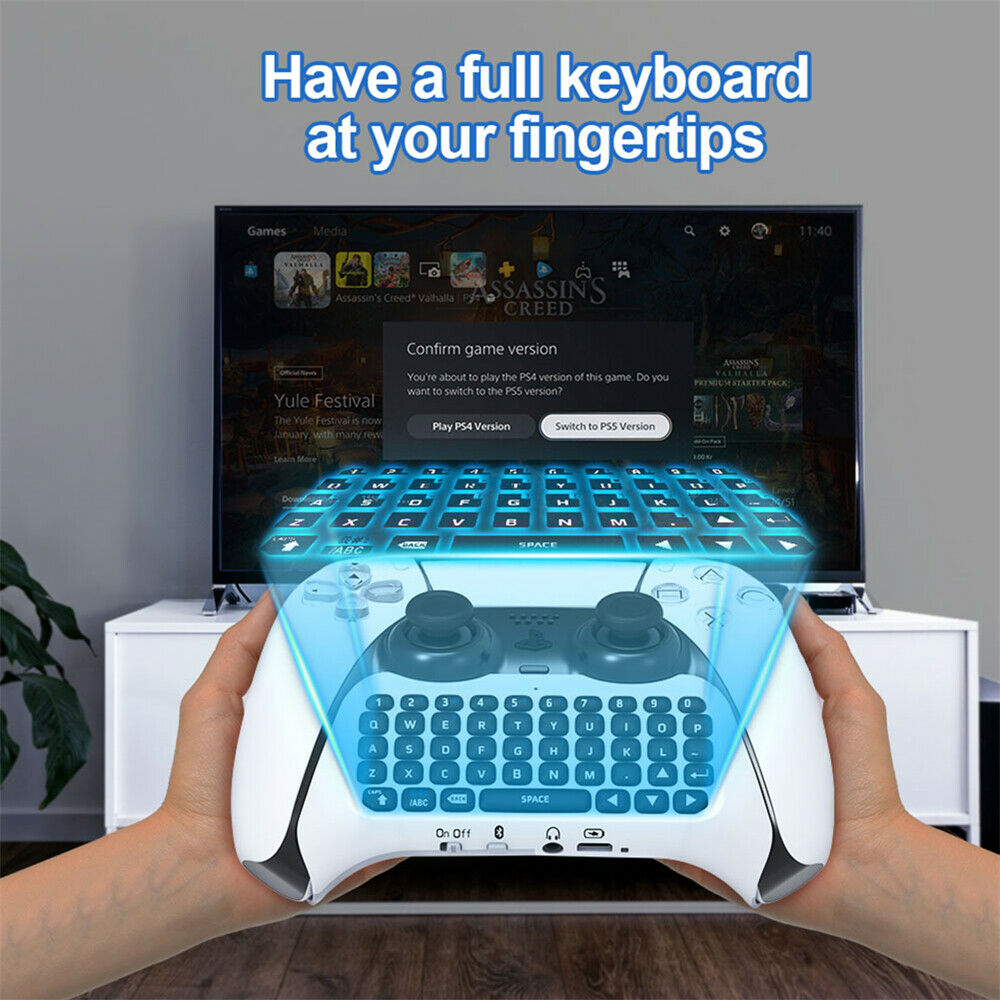 3.5mm Wireless Gamepad Keyboard Bluetooth 3.0 Controller for SONY PS5 Dualsence
