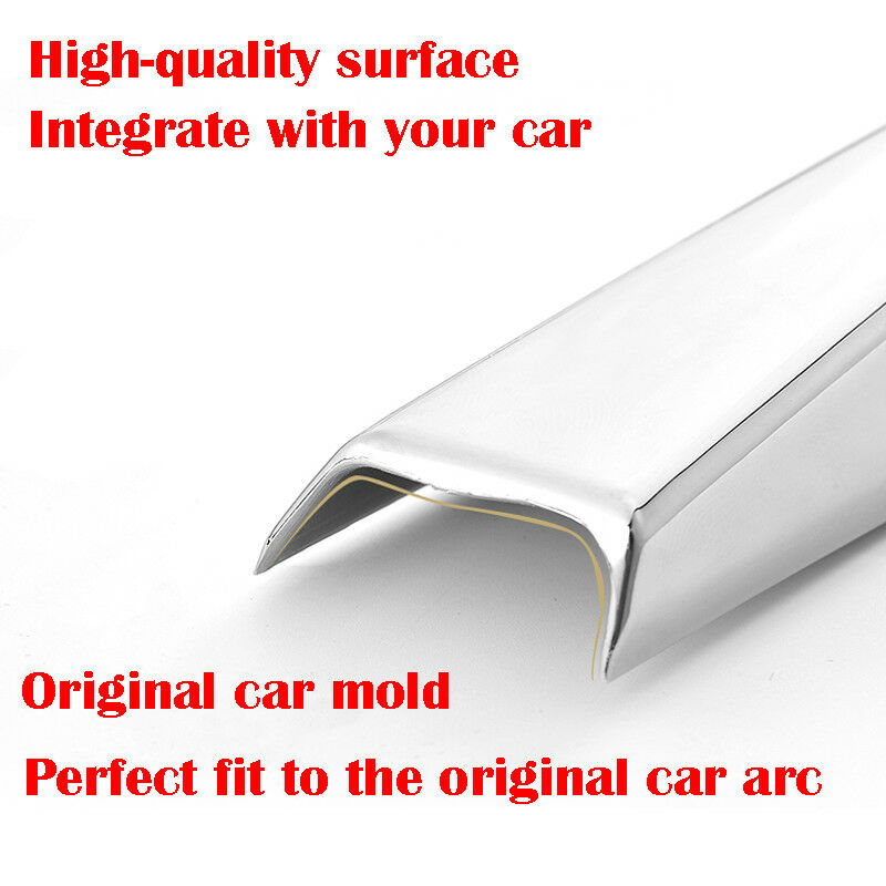 New 6pcs Chrome Front Fog Light Stripe Trim For Cadillac XT5 2016 2017 2018