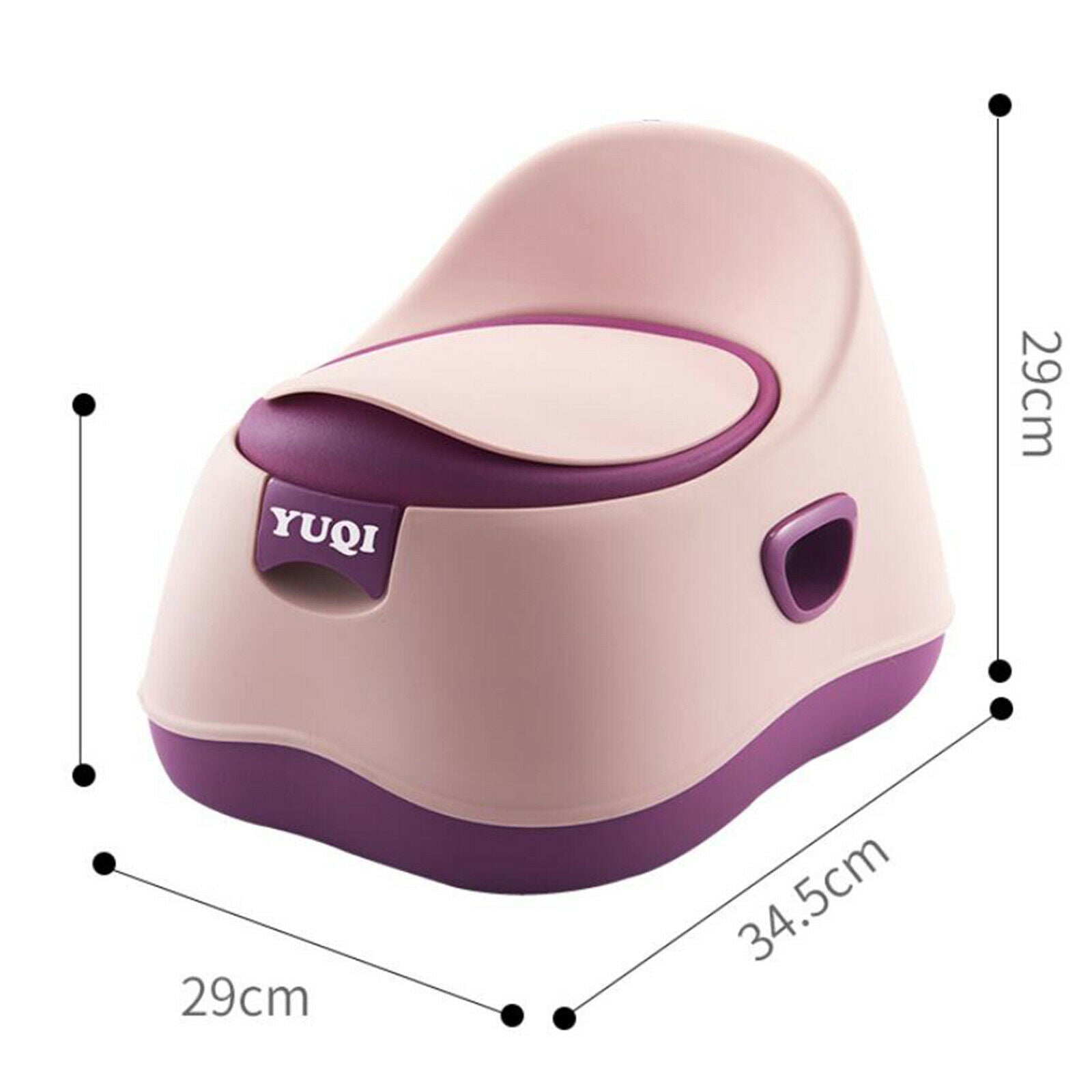 Comfortable Training Chair Removable Container for Boys and Girls Kids pink