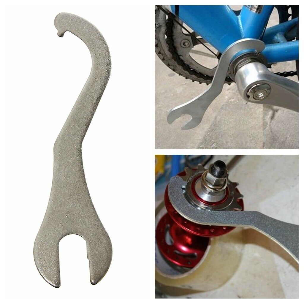 2 in 1 Bike Lock Ring Remover Bottom Bracket Repair Tool Pedal Wrench
