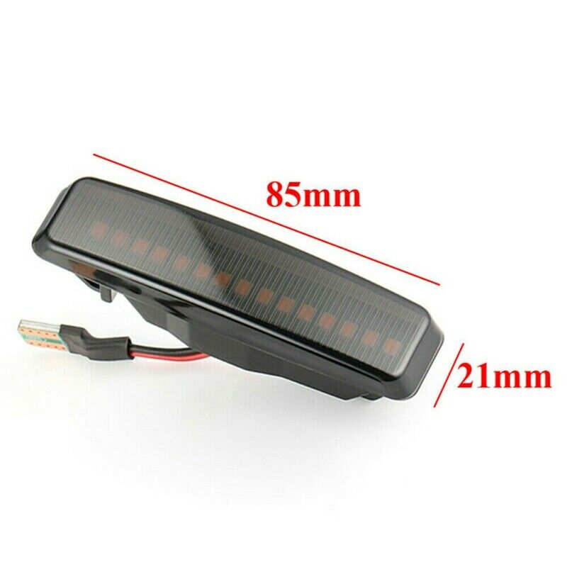 LED Side Marker Light Dynamic Smoked Turn Signal For- E39 5ER 1995-2003 J5W1