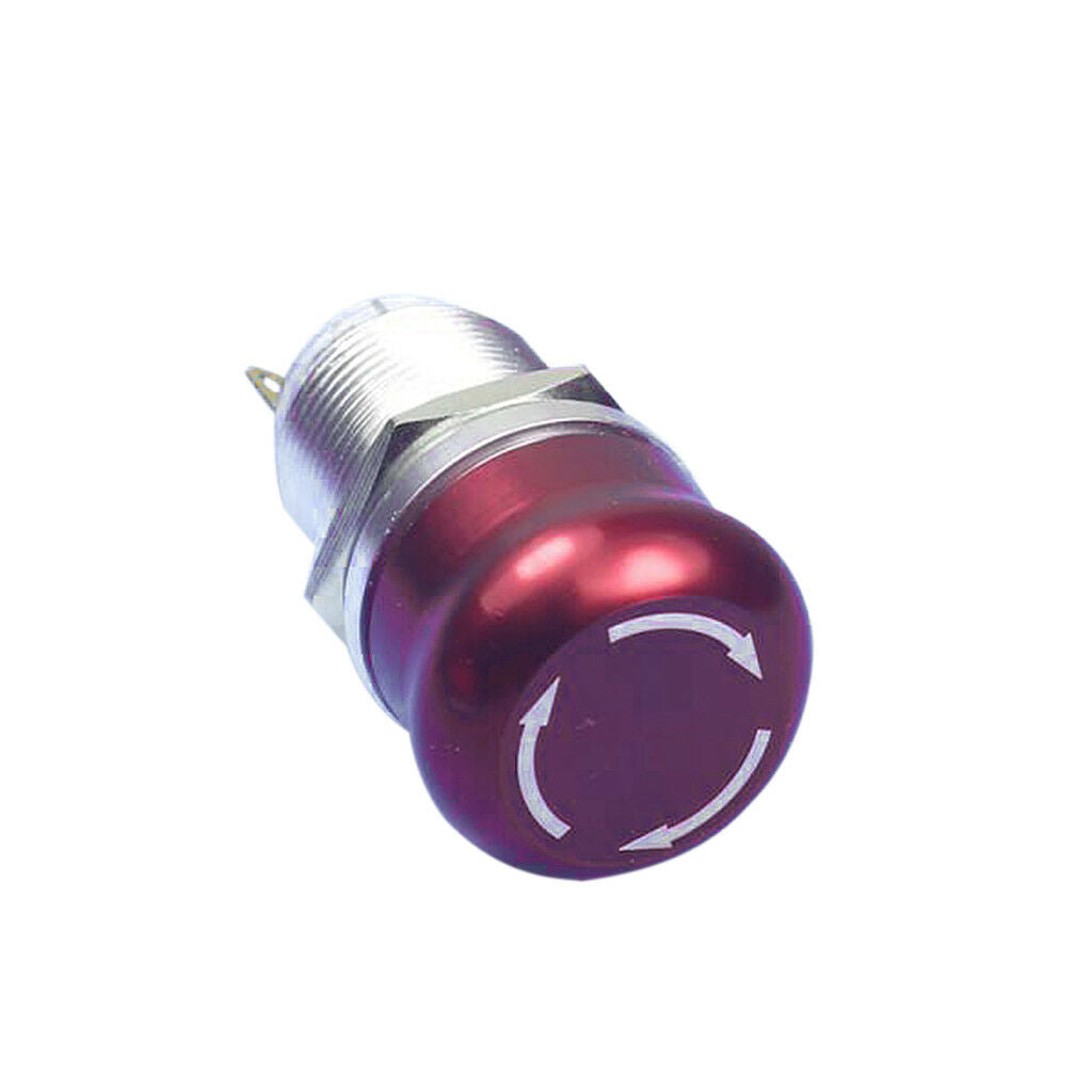 Push Button Switch Emergency Stop Switch 19mm Self-Locking