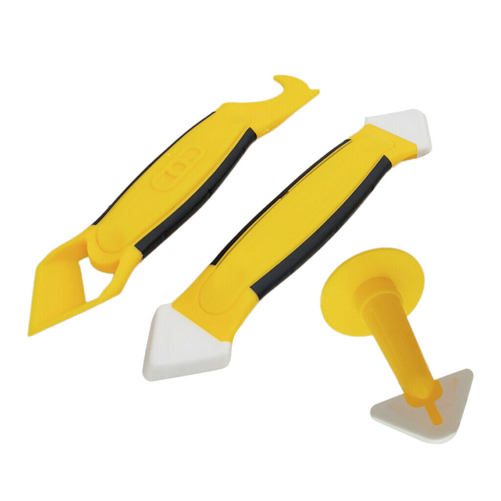 Set of 3 Sealant Spreader Spatula Scraper Caulk Removers Removal Tool