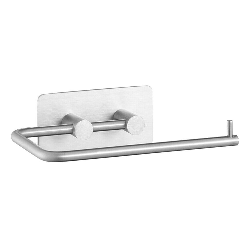 Adhesive Stainless Steel Tissue Paper Holder Towel Rack Towel Bar 14.5cm
