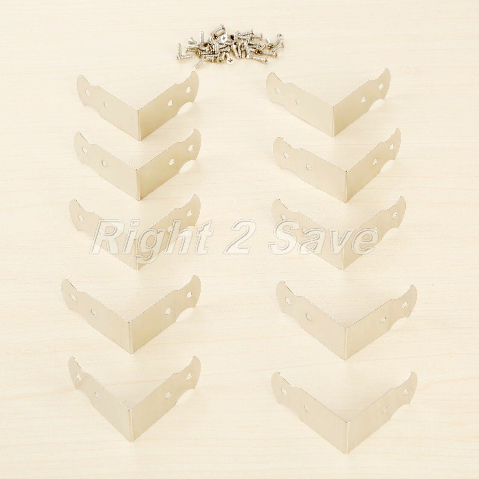 42*18mm Decorative Table Wood Chest Box Edge Cover Corner Guard Protectors 10pcs