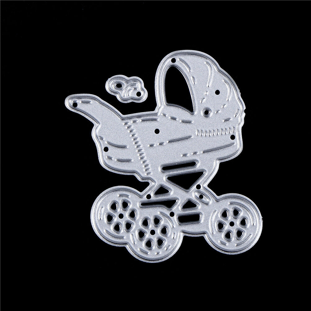 Baby Carriage Metal Cutting Dies Stencils for  Scrapbooking Card Making De.l8