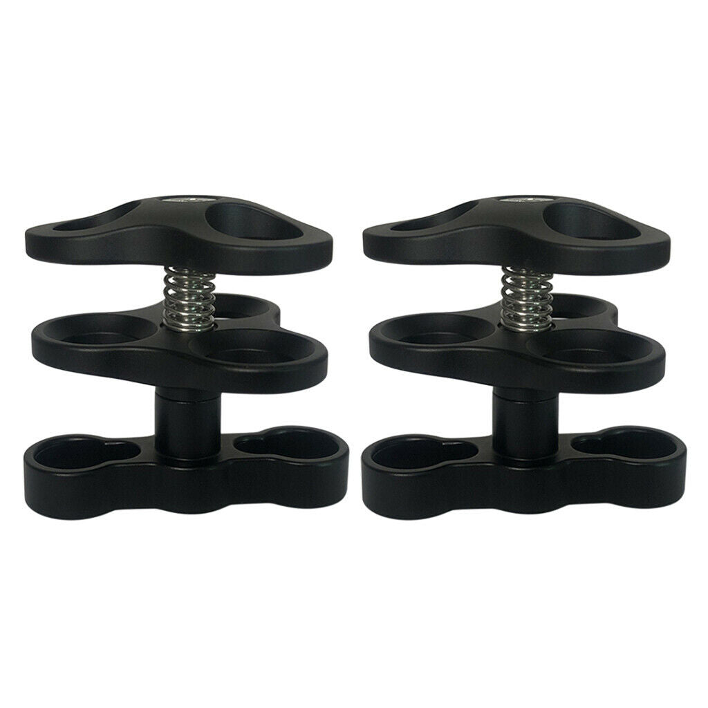 2 Pieces Diving Lights Clamp Ball Clamp Easy Moving for Light Arm System