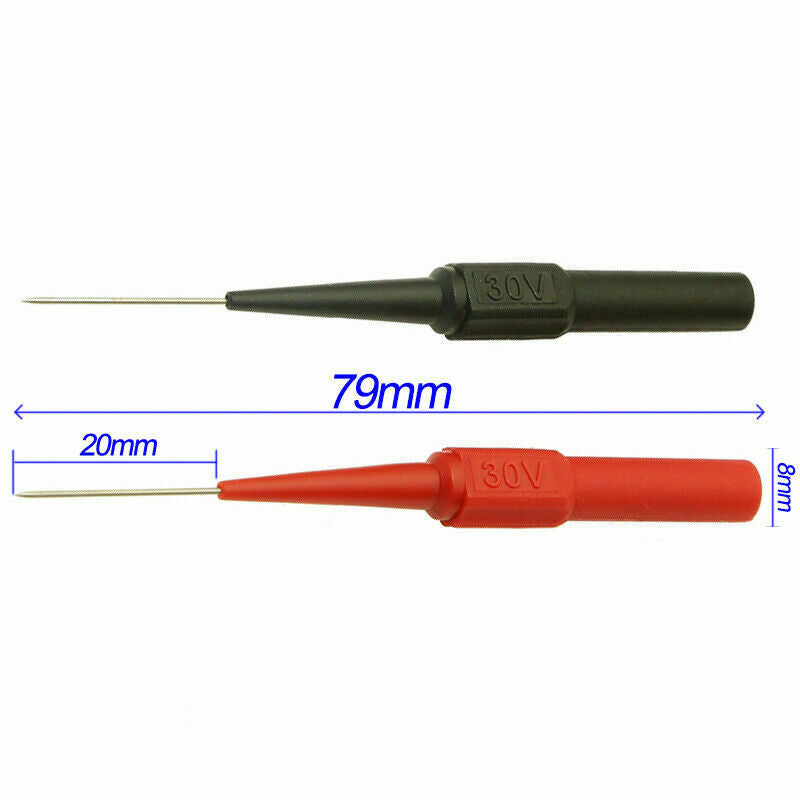 10Pcs New Micro-Needle Multimeter Test Leads To Extend The Back Probe Tip Needle