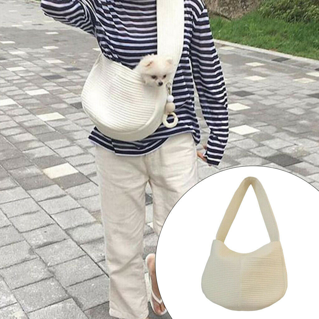 Breathable Pet Travel Bag Handbag for Carry Outdoor Carrying Hiking S/M size S