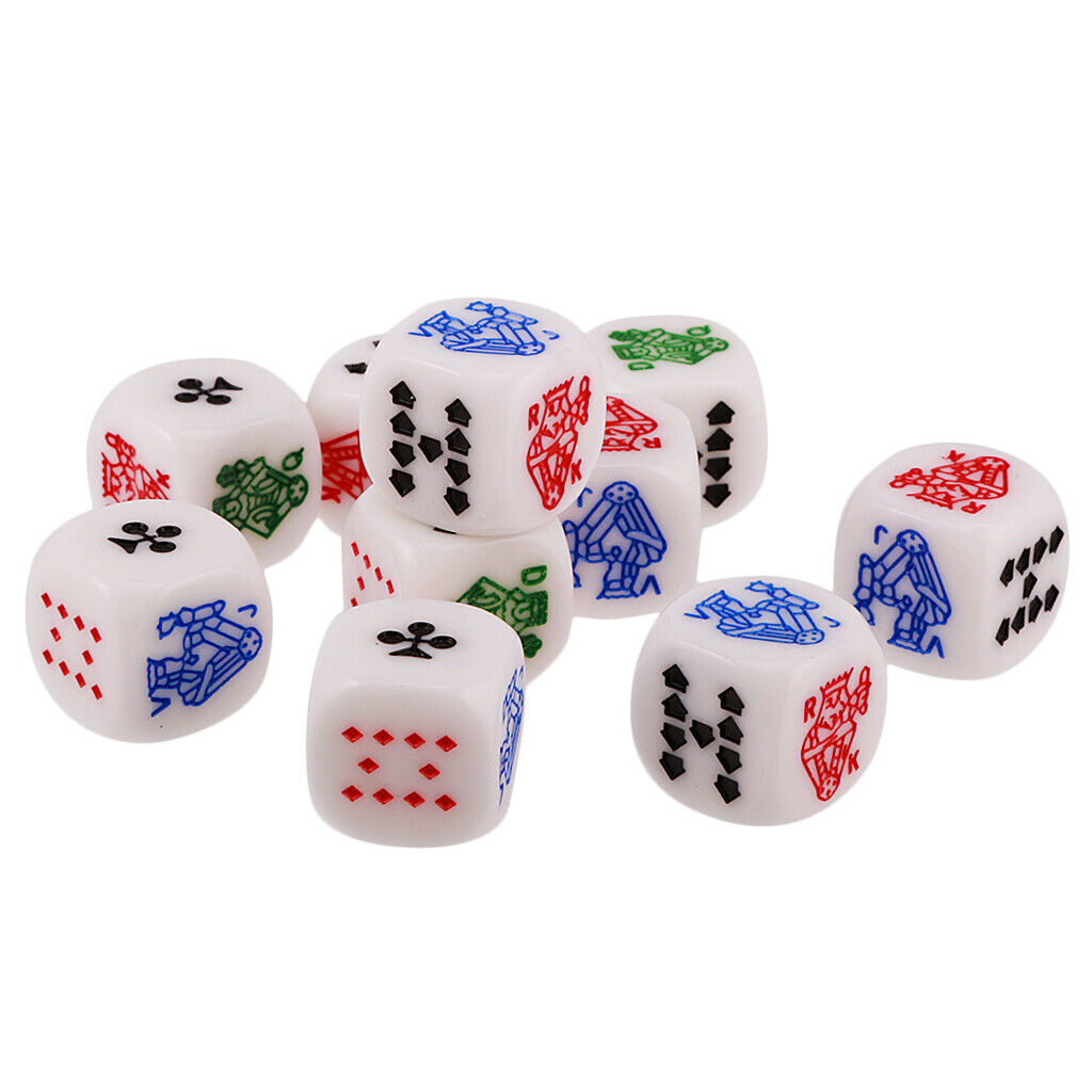 40 X 16 Mm Dice Board Game Supplies Party Favors