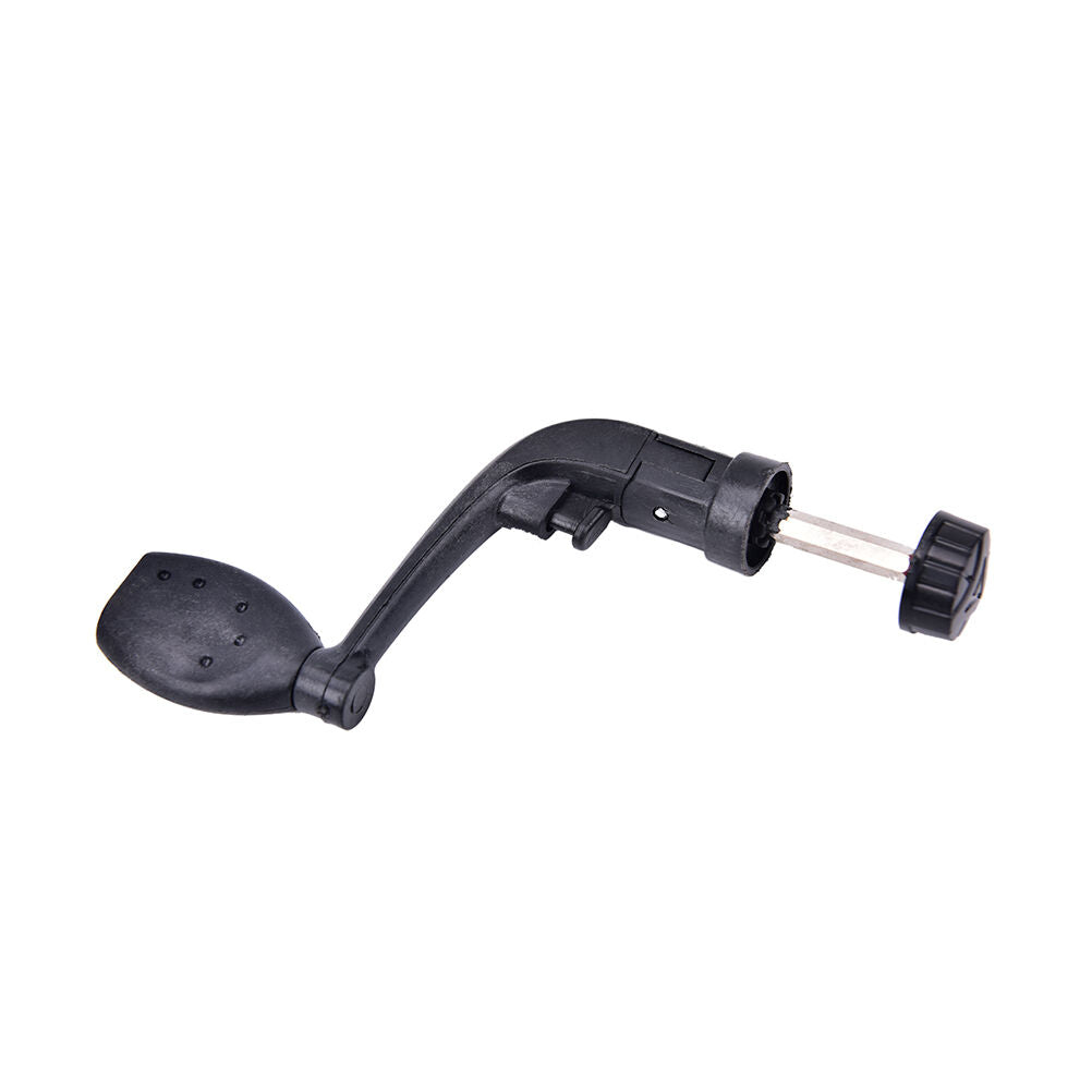 1PC Black plastic power handle fishing reel crank crank arm Spinning Reel.l8