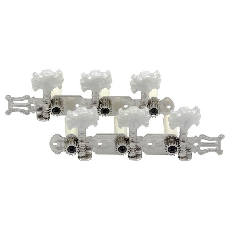 Y-06 Guitar Knobs Guitar Tuner White Head Metal Guitar Knob Acoustic Guitar U1I3