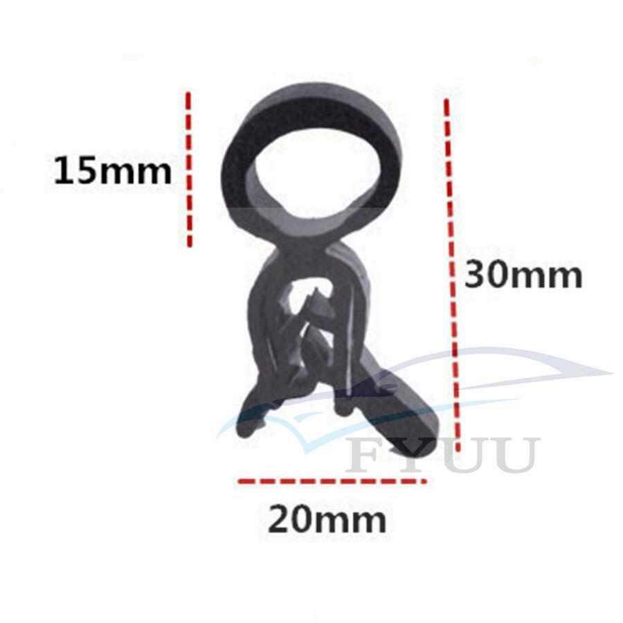 4 M Car Bonnet Trunk Hood Edge Top Foam rubber sealing strip Anti-collision