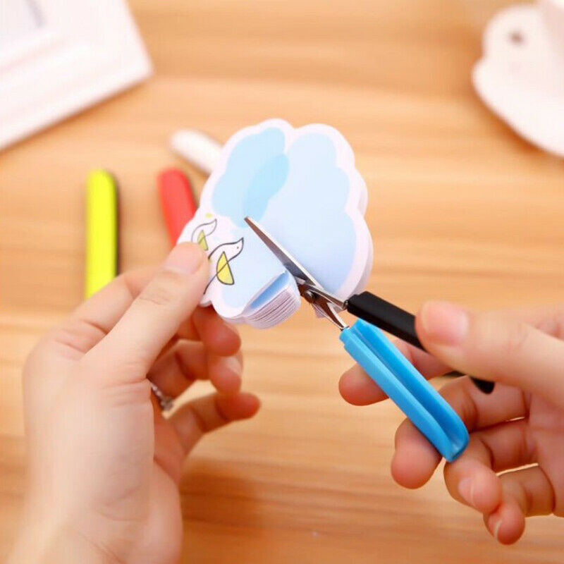 Portable Safe Scissors Paper Cutting DIY Art Office School Supply Pen Modelin Pb