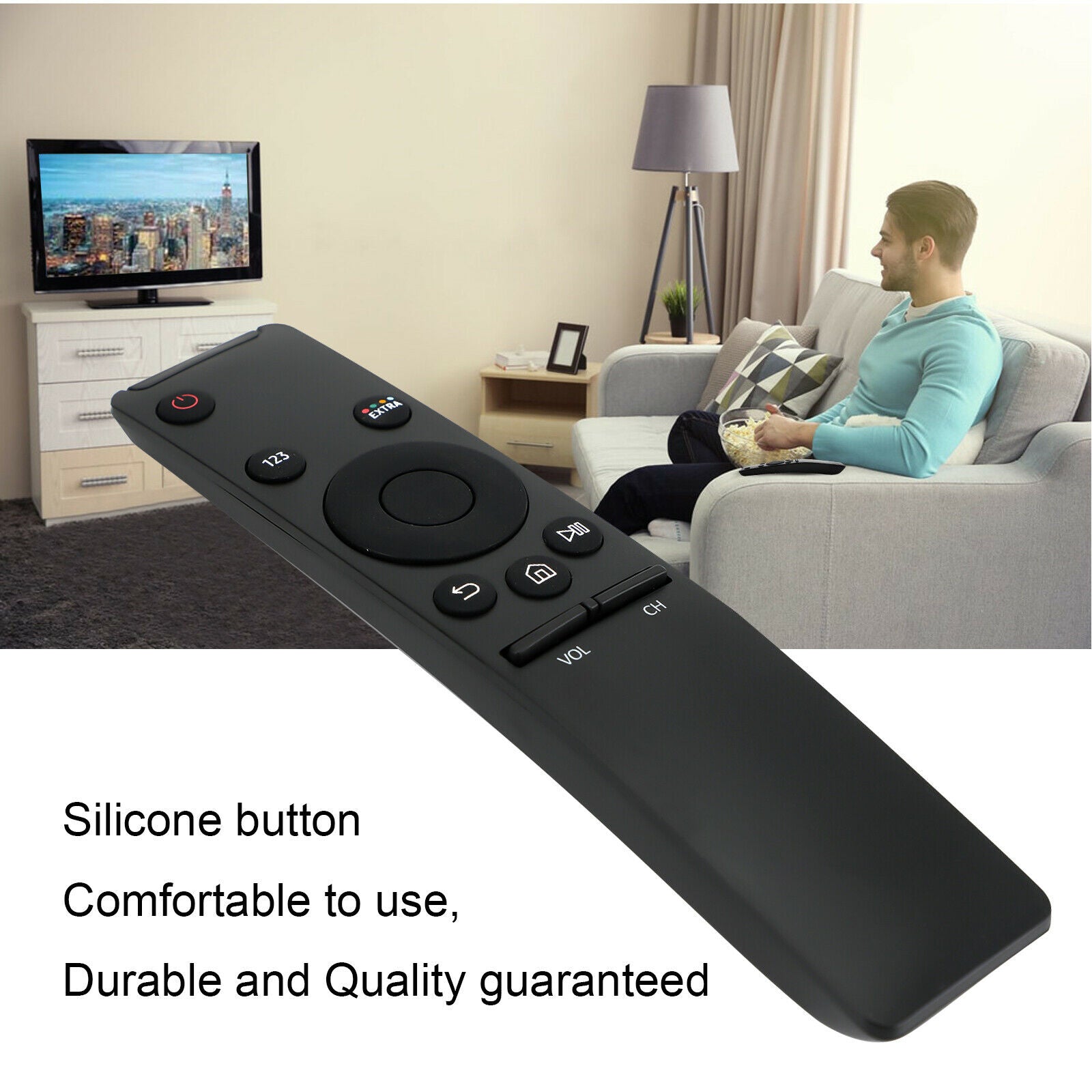 Remote Control Fit for BN59-01259B/D RMCSPM1AP1 4K Ultra HD Smart LED TV