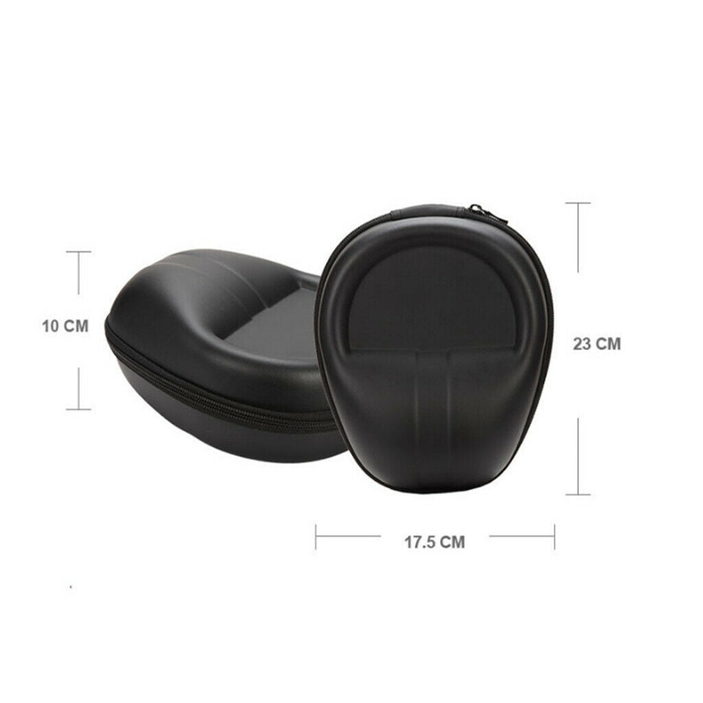 Hard Storage Carrying Travel Case Box For Headphones Headset Earphone Black