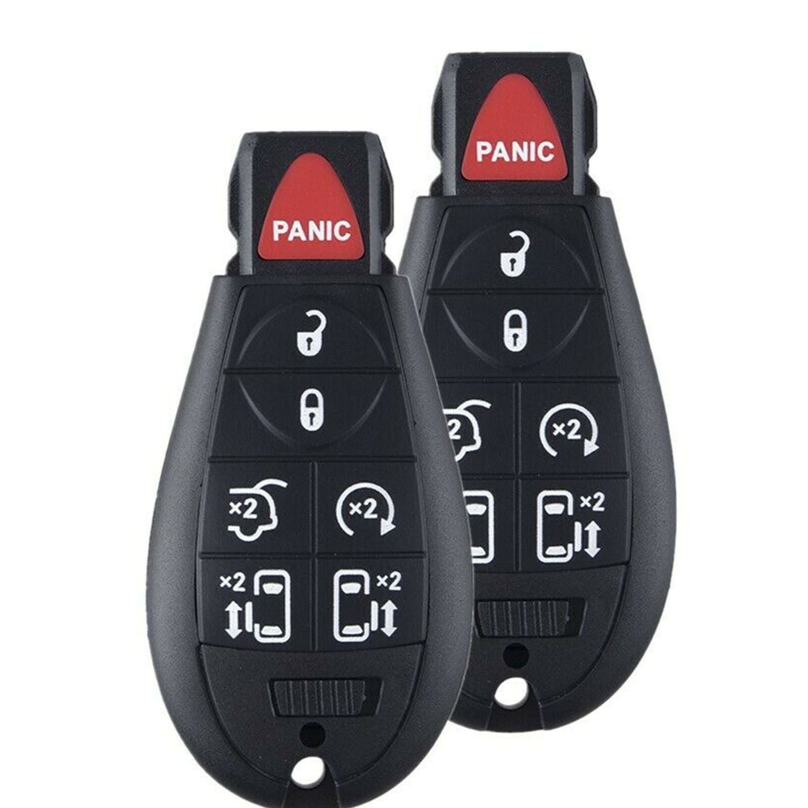 2 for 2009 2010 2013 2014 2015 2017 -2019 Dodge Grand Caravan remote key case