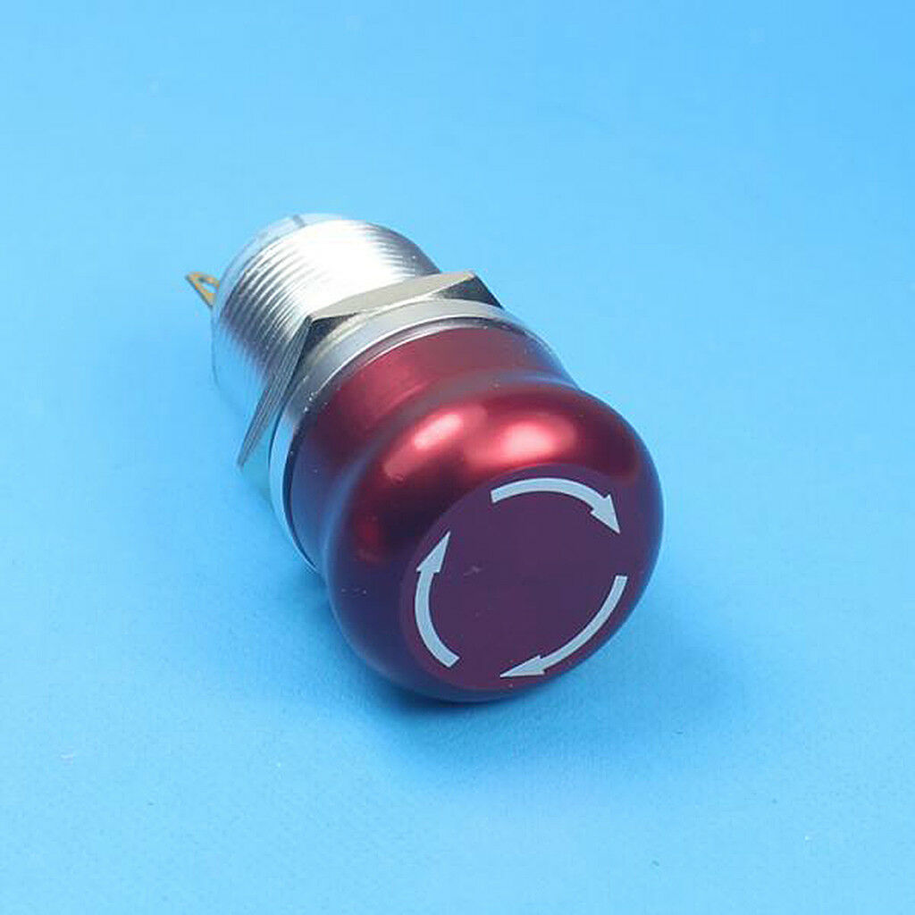 Push Button Switch Emergency Stop Switch 19mm Self-Locking