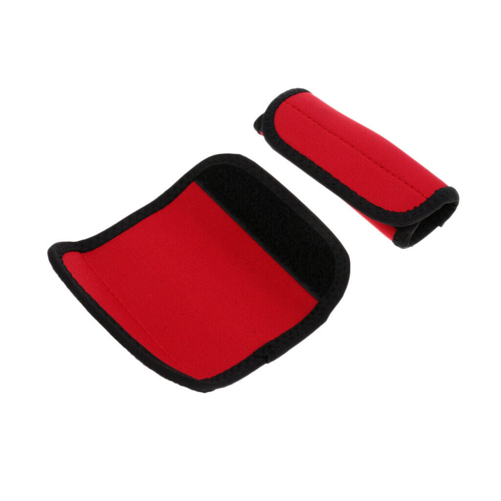 prettyia 2pcs Kayak Canoe Paddle Grips Fastening Tape Prevent Blister Red