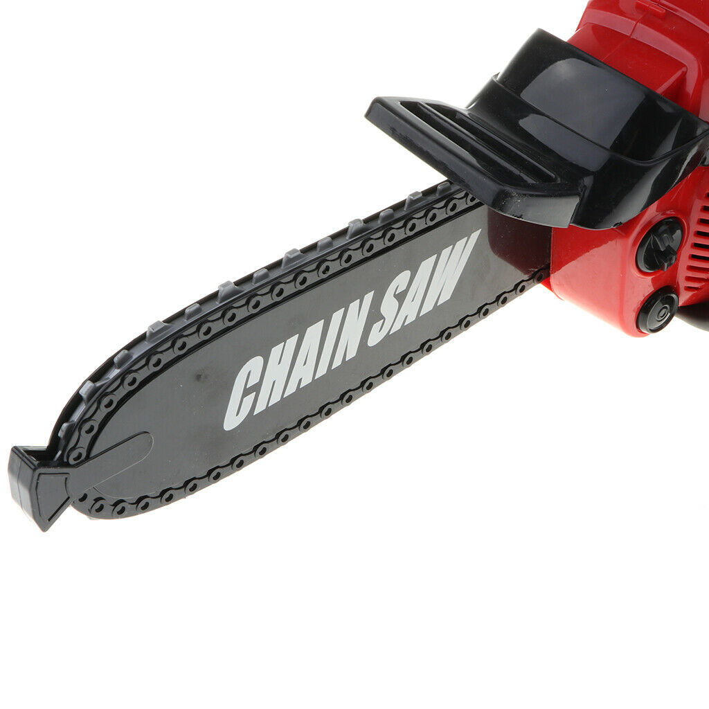 Rotating Chainsaw Power Tool w/ Realistic Sounds Yardwork Boys Toys Gift