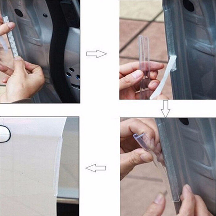 8 Protections Of Door Molding Black New OEM Door Car Door Bumper Strips New