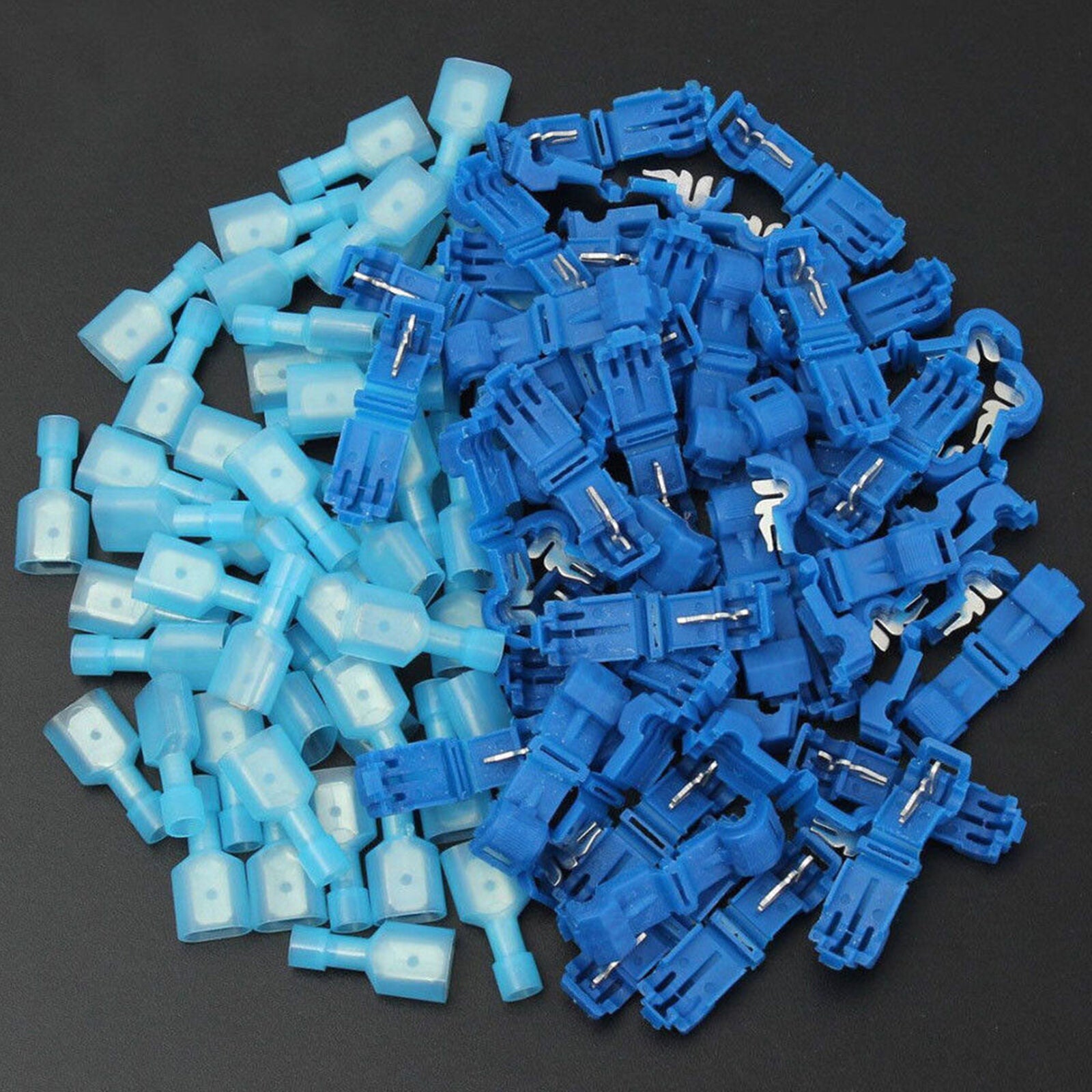 50Pcs Car Quick Splice Lock Wire Crimp Terminal & Electric Cable Connector