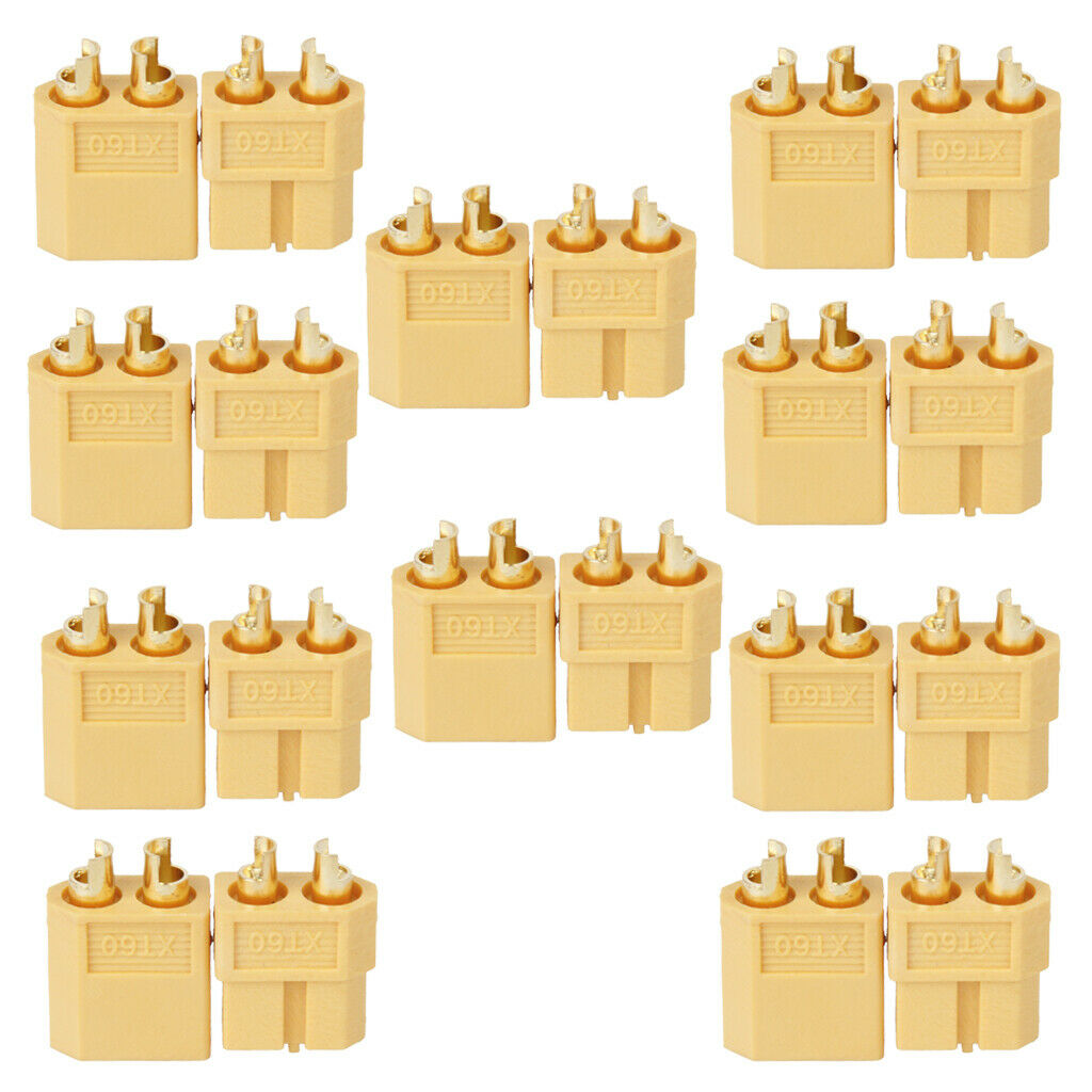 10 Pairs Xt60 Xt 60 Male Female Circular Plug Connector for Rc Lipo Battery