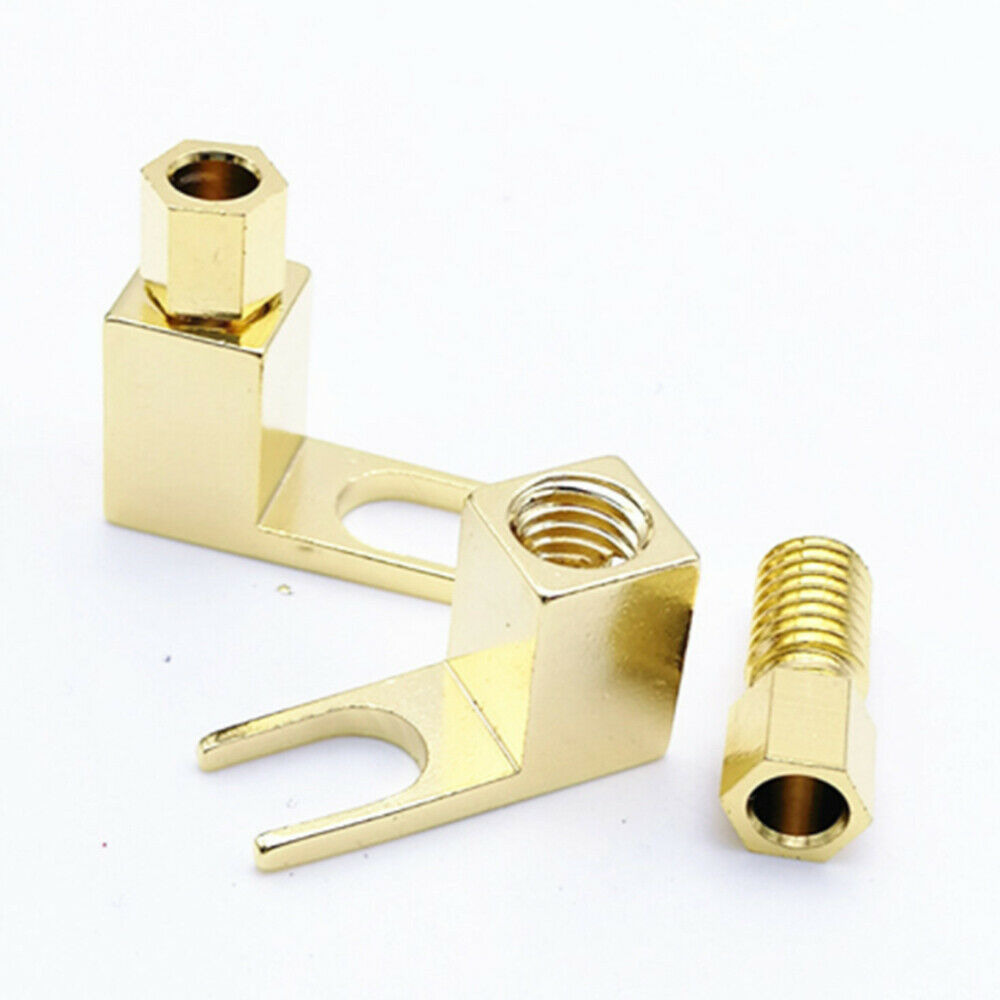 Banana to Spade Adapter Plugs Y Type Speaker Cable Connector Banana Socket