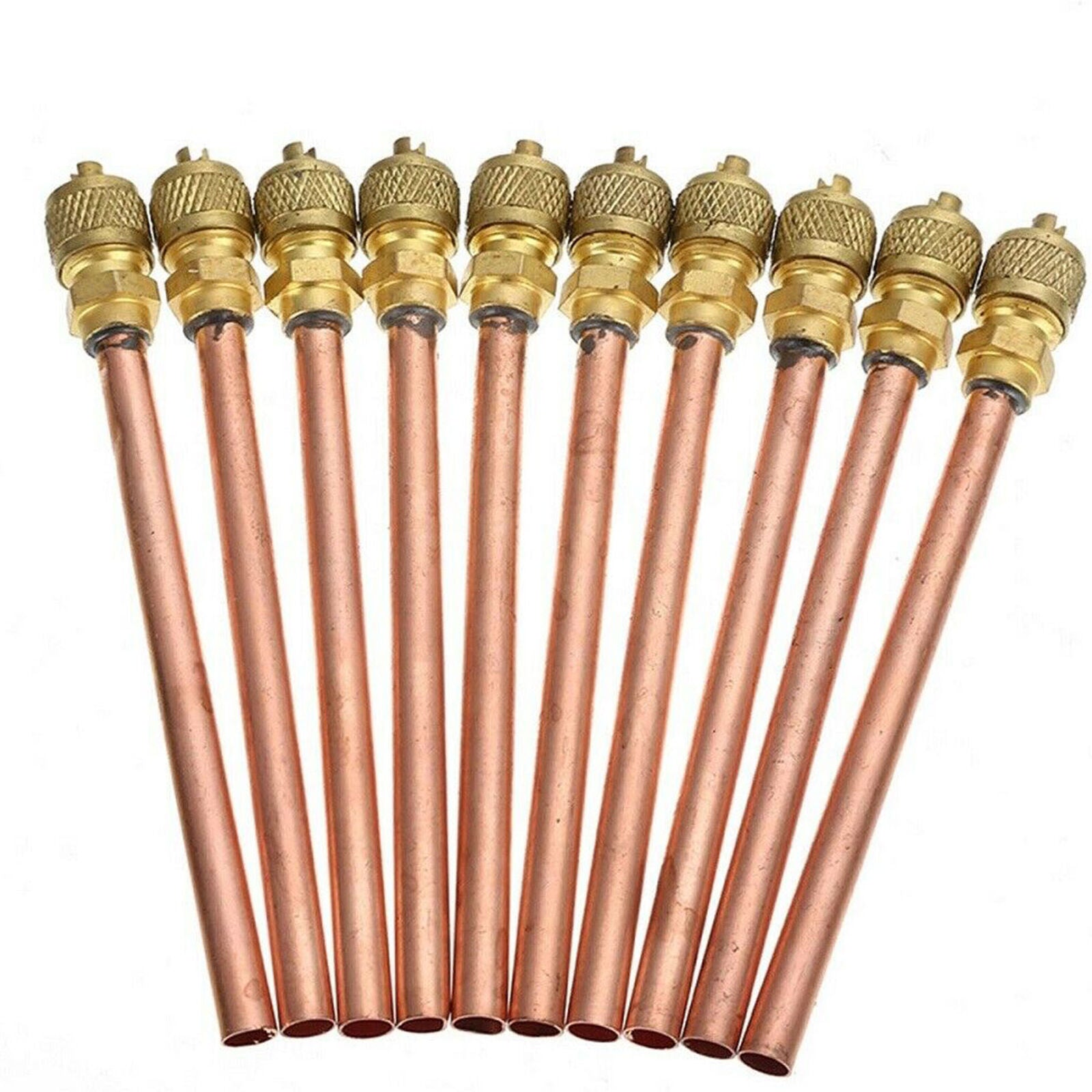 10X 1/4"Access Needle Valve Air Conditioning Refrigeration Stem Core Tool Lots