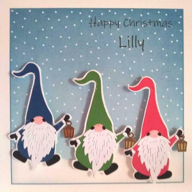 Die Cut Set for Scrapbook DIY Card Making Christmas Santa Easy to Use Hands-on