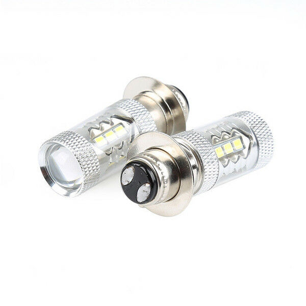 Universal 2PCS 80W LED Head Light Bulbs 600lm Lamp For Motorcycle Scooter Bikes
