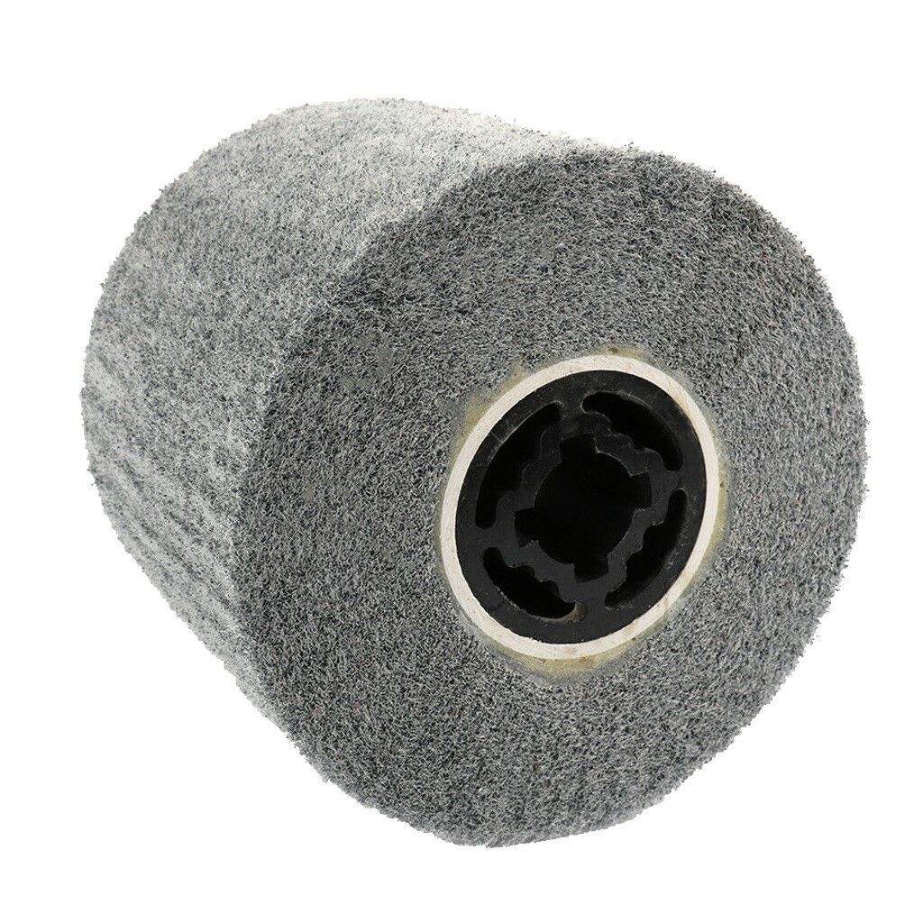 1Pc Non-woven Abrasive Flap Wire Drawing Polishing Burnishing Wheel #600Grit