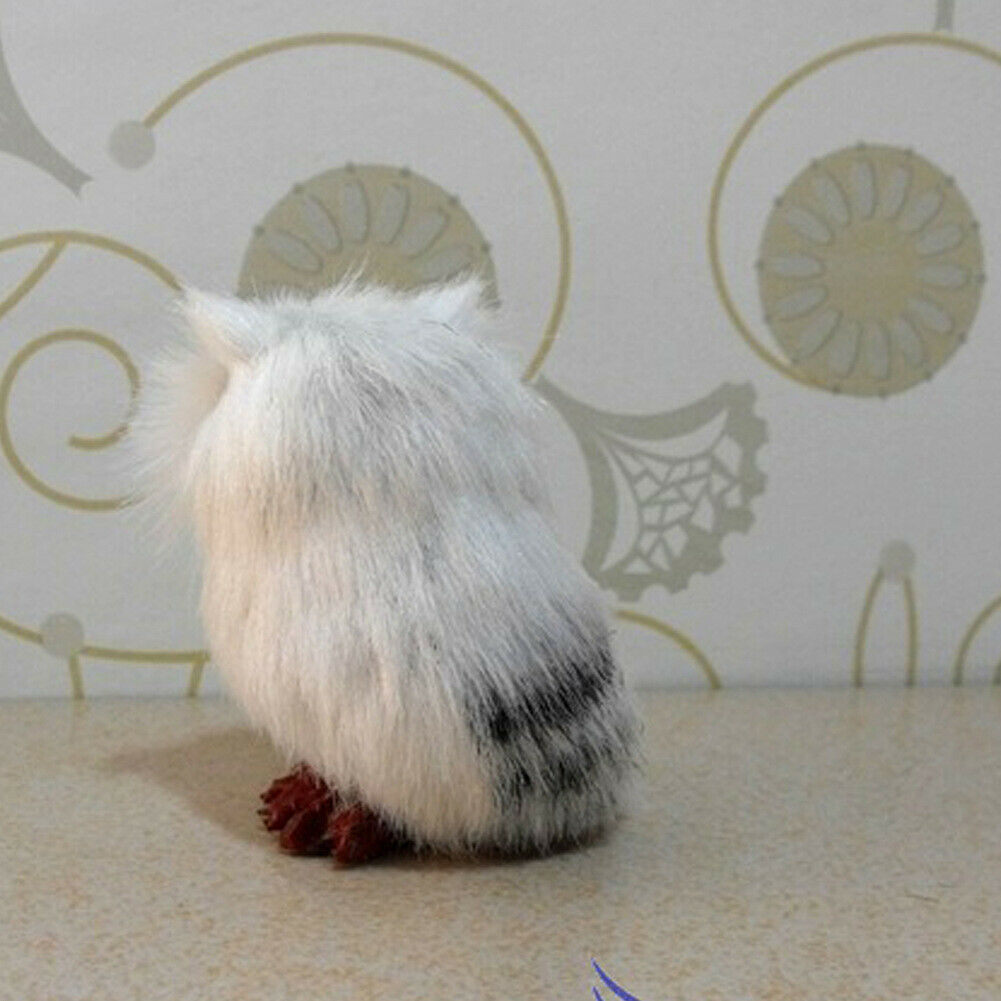 Owl Furry Christmas Ornaments Simulation Decor Christmas Family Child Gift  NEW