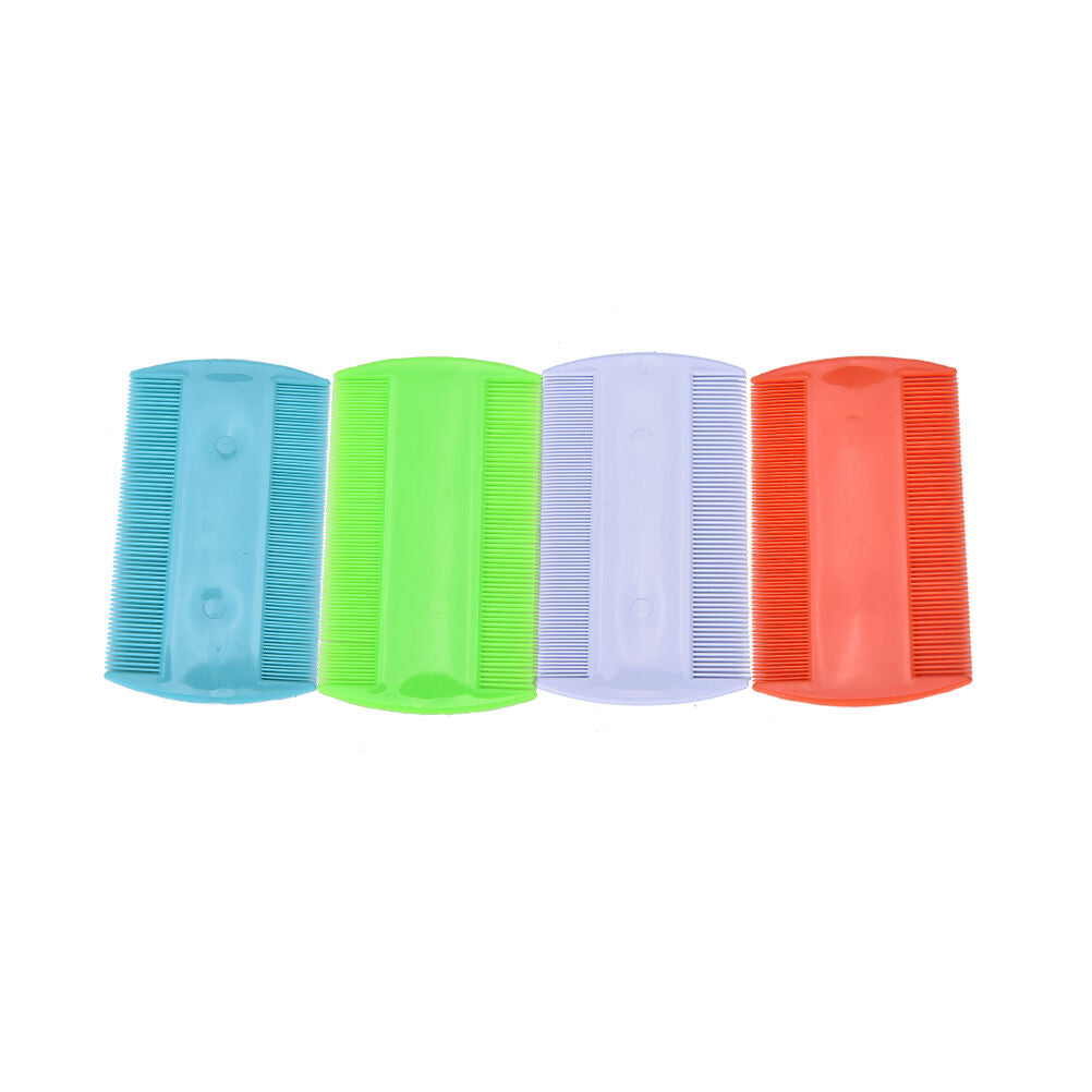 Pet Plastic Head Lice Comb Durable Double Side Nit Combs Head Lice Remova.l8